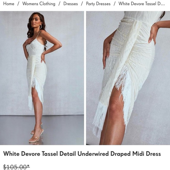 White Dress from Pretty Little Little Thing - Picture 3 of 3